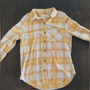 Aéropostale White And Yellow Flannel
Small
Like new